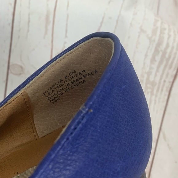 Steve Madden Galia blue leather studded loafers flats 6.5 - Picture 7 of 9